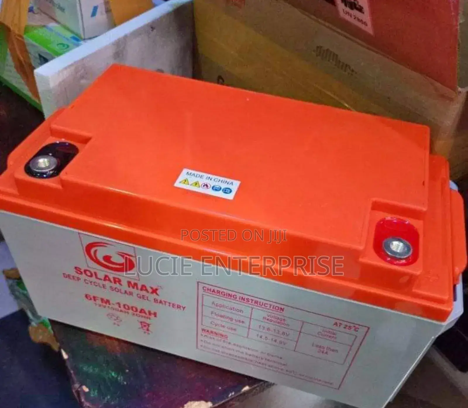 Solar Max Solar Battery 100ah