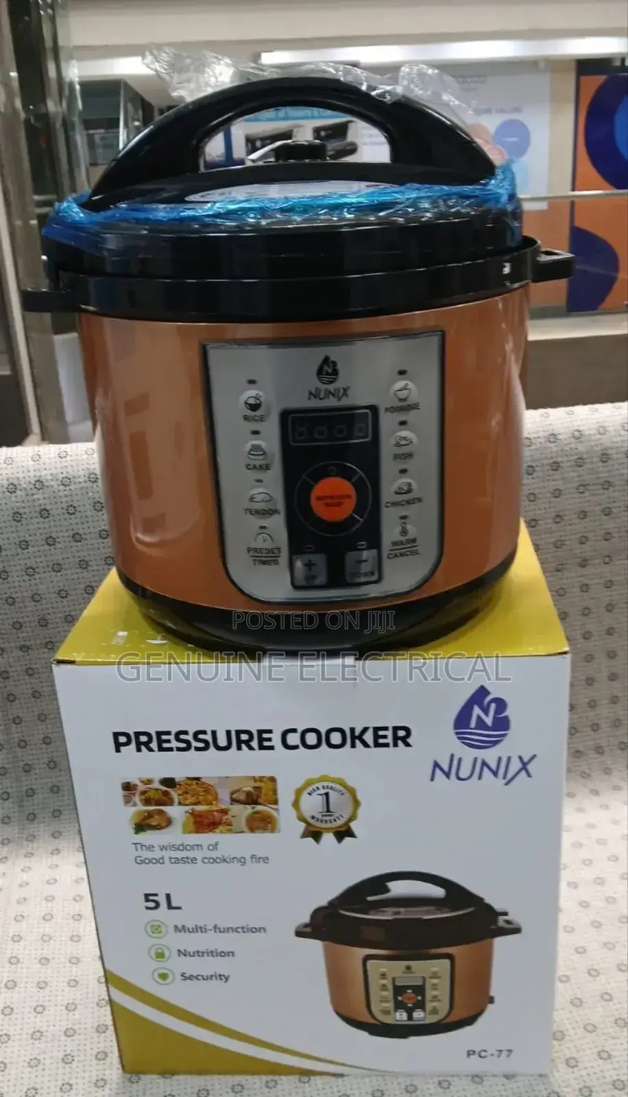 5litres Nunix Electric Pressure Cooker