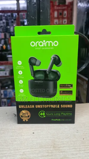 Oraimo Freepods Lite-Otw-330 Phantom Black.