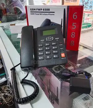 GSM 6588 Dual Sim Fixed Wireless Deskphone