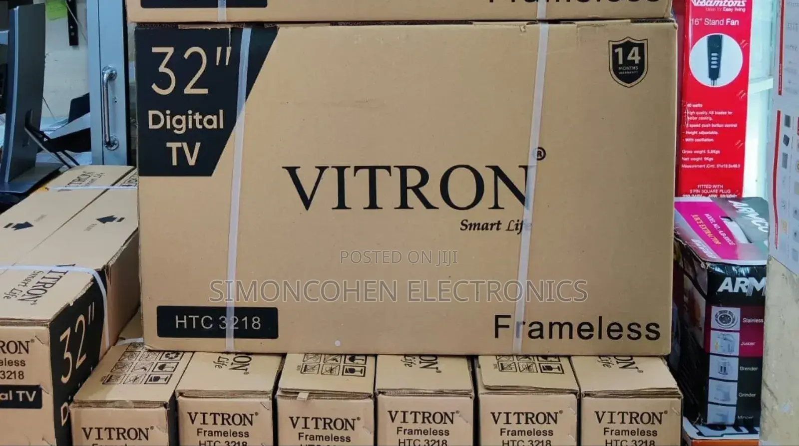 Vitron 32 Inches Digital Frameless Tv