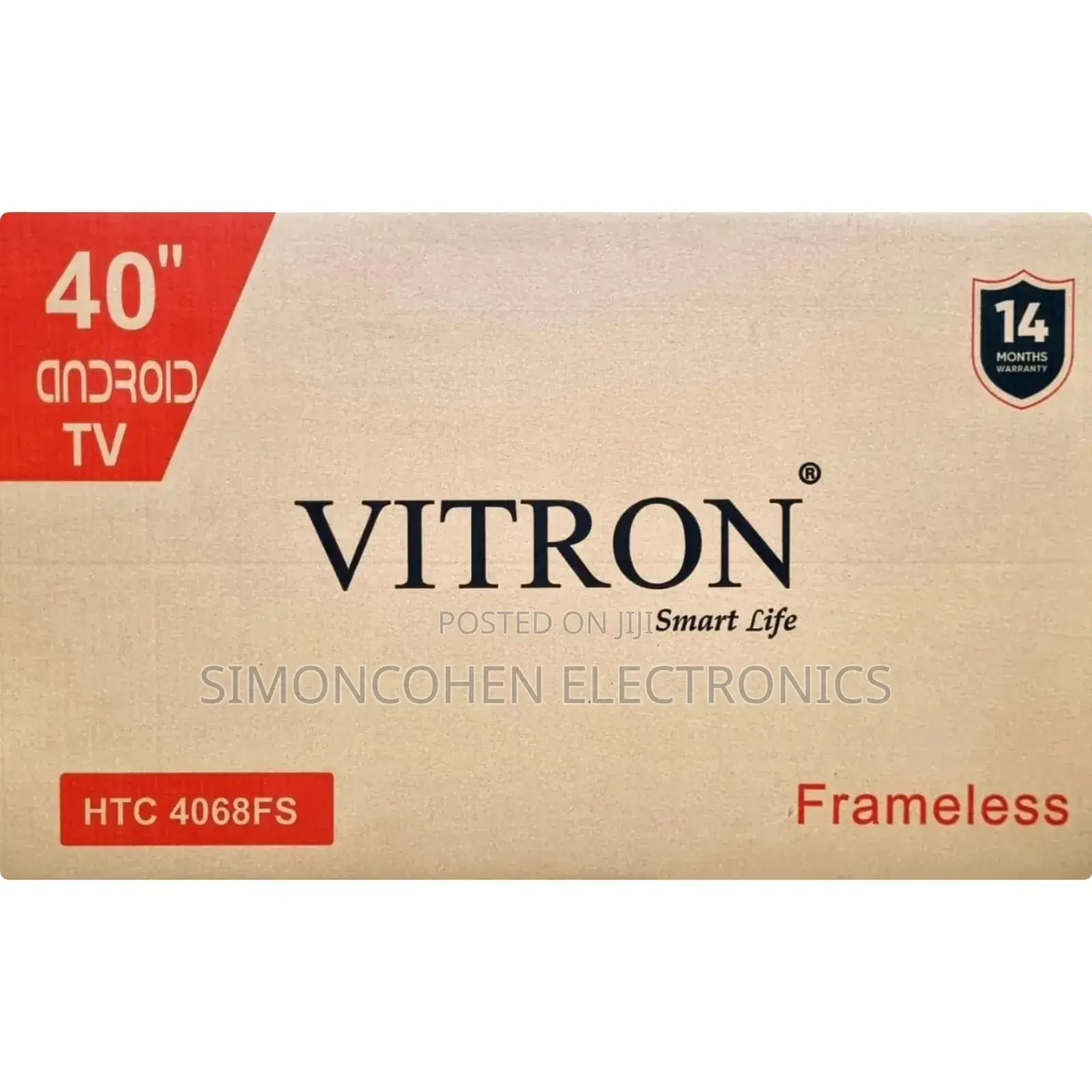 Vitron 40 Inches Smart Android Tv