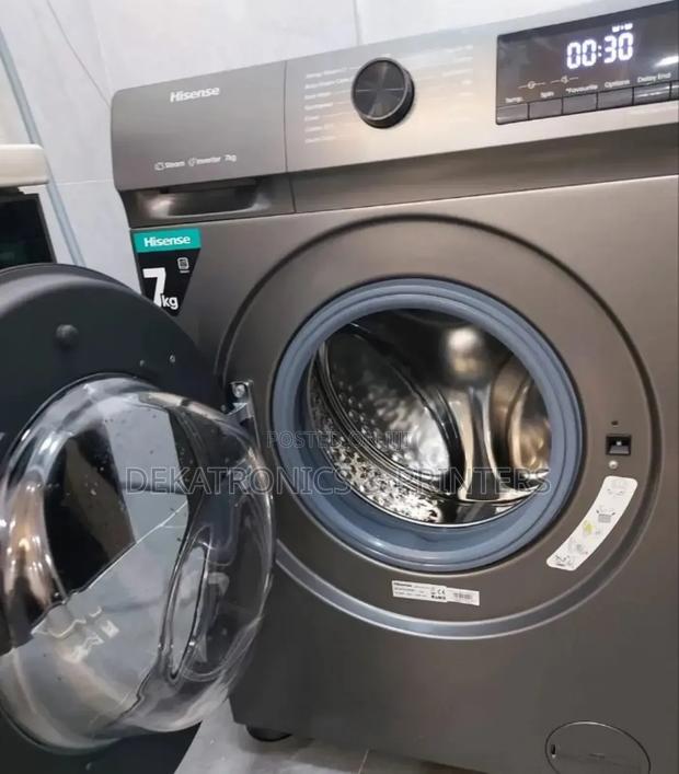 Hisense 7 KGS Wfqp7012evmt Front Load Washing Machine - thumbnail 4