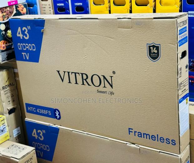 Vitron 43 Inches Smart Android Tv,Frameless - main view