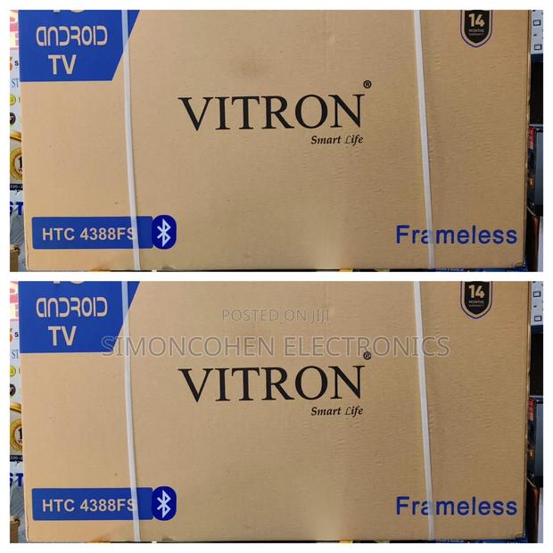 Vitron 43 Inches Smart Android Tv,Frameless - thumbnail 3