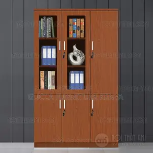 Cabinets:3-Door Wooden Modern Casual Executive Cabinet