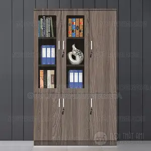 Cabinets:3-Door Wooden Modern Casual Executive Cabinet