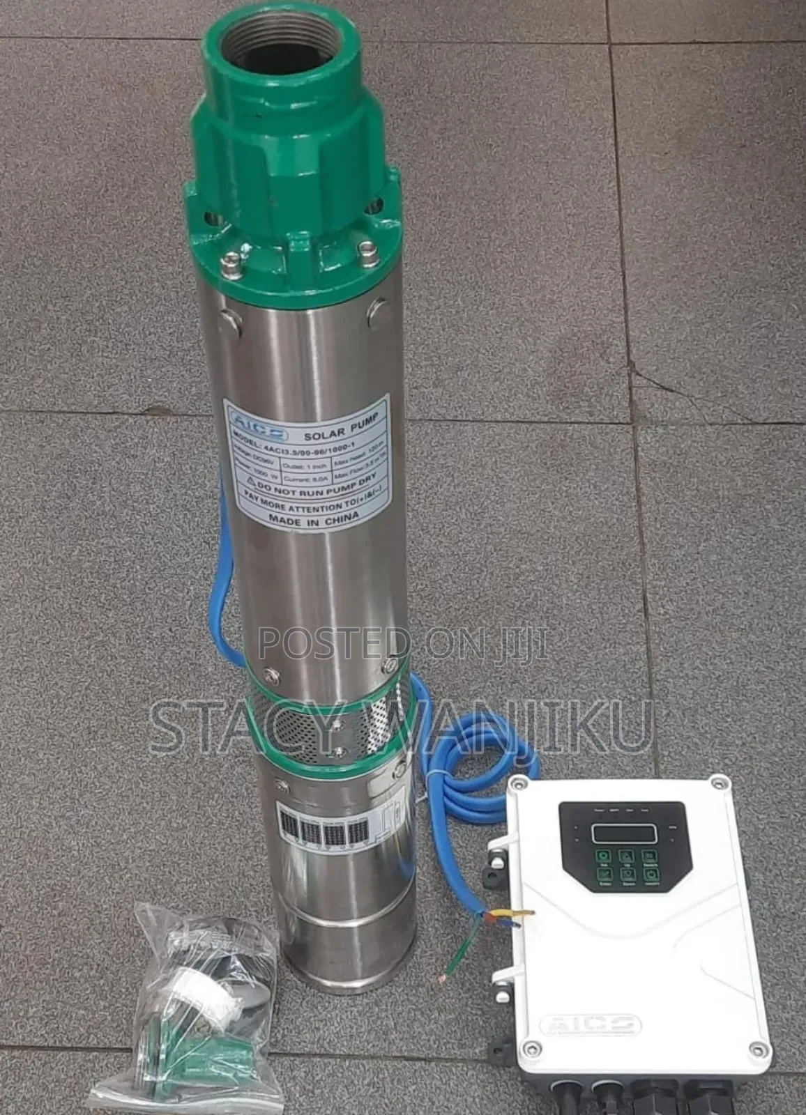 Solar Deep Well Submersible Pump Head *150 Metres* 1200w 1"