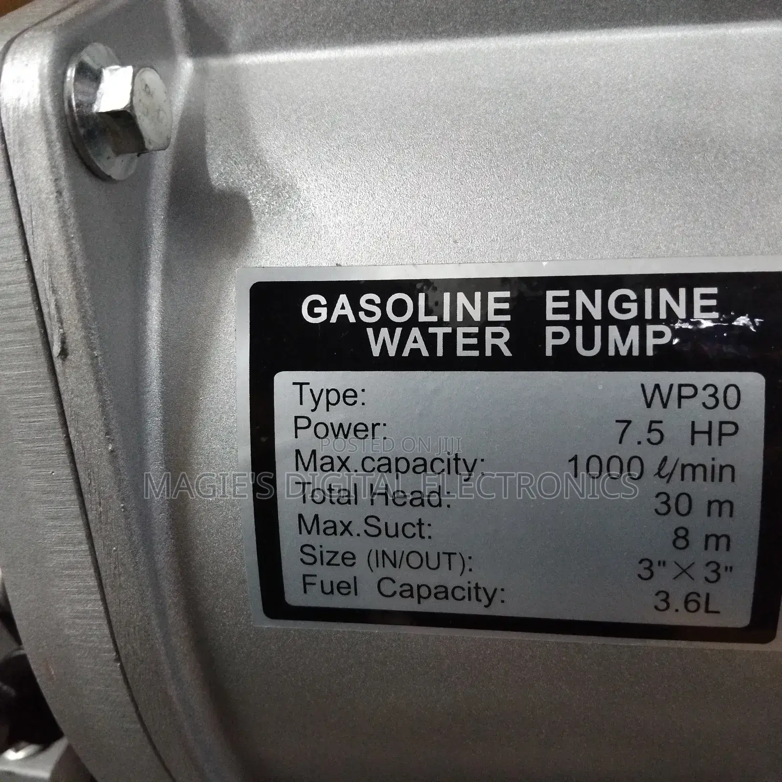 Lifter-Japan Gasoline Water Pump 3inch