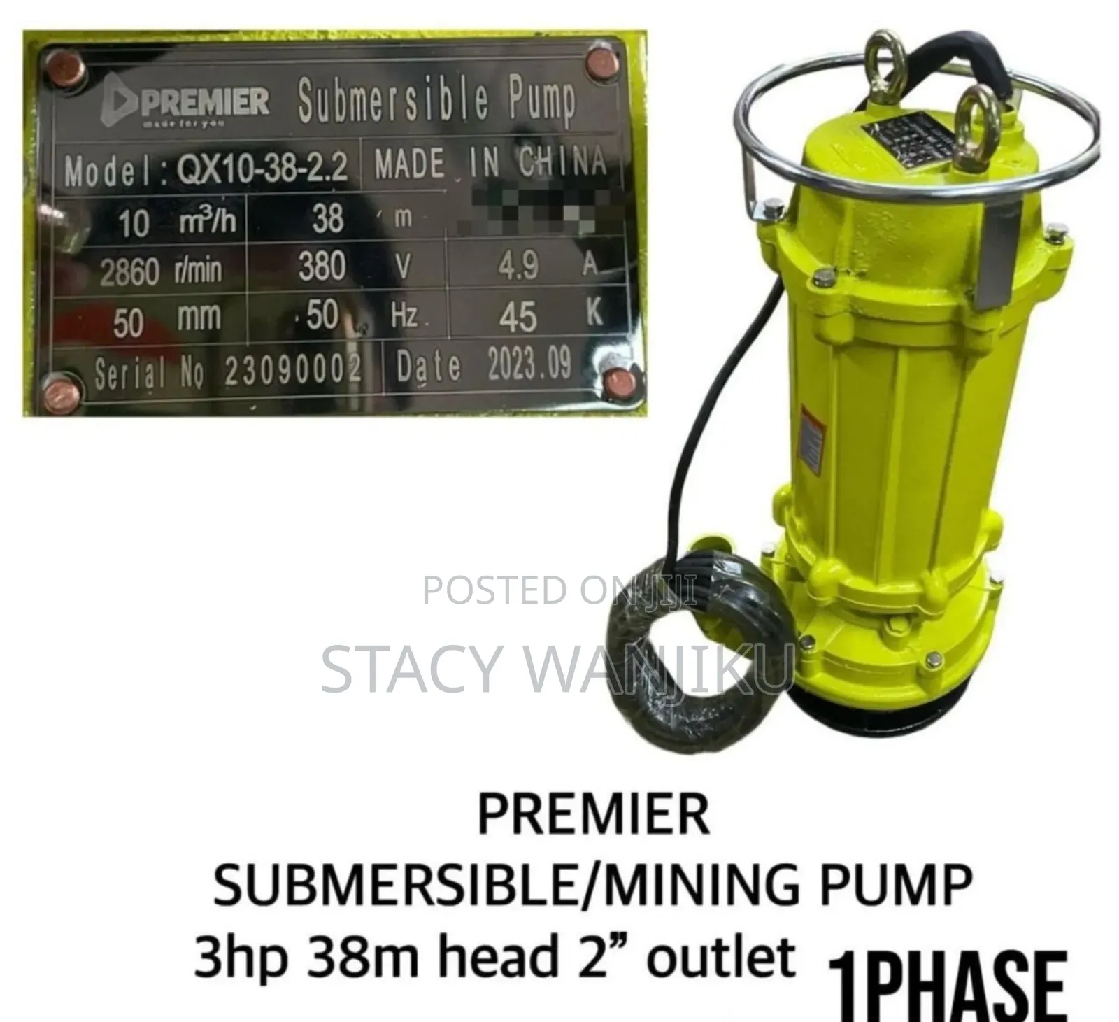 Submersible Mining Pump Machine/ Premier Mining Pump