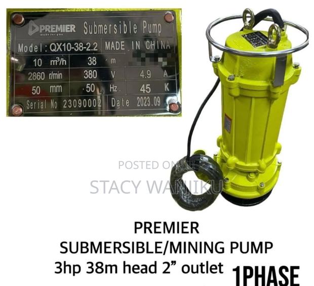 Submersible Mining Pump Machine/ Premier Mining Pump - main view