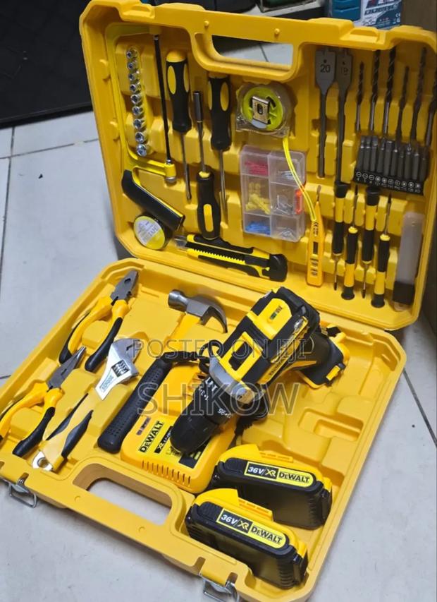 Makita 36v Cordless Drill Set With Accessories 117 Pieces