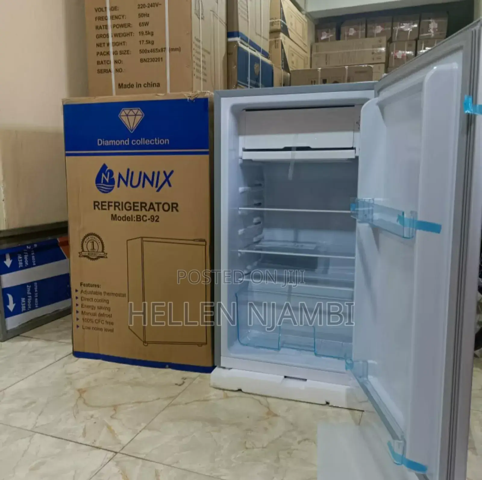 Nunix 92litres Two Door Refrigerator
