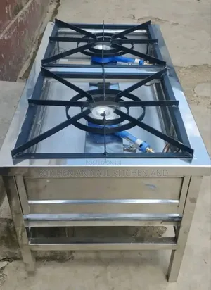 Modest Stainless Steel Two Burner Cooker