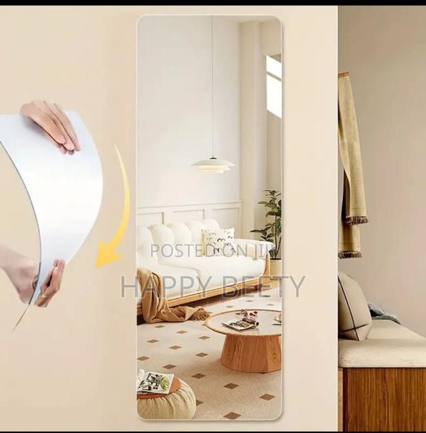 Full-Length Self-Adhesive Acrylic Non Breakable Mirror - main view