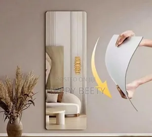 Full-Length Self-Adhesive Acrylic Non Breakable Mirror