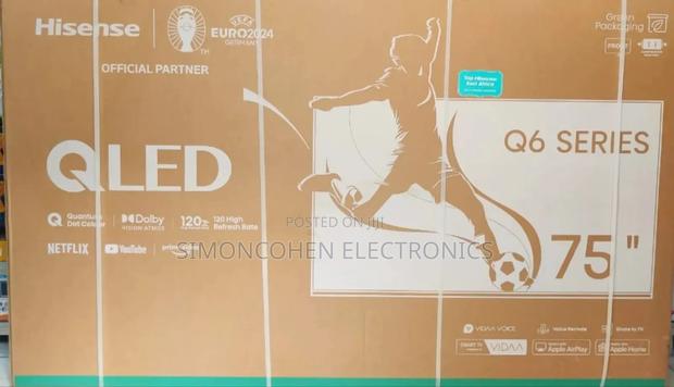 Hisense 75 A6 Smart Frameless Uhd Tv - main view