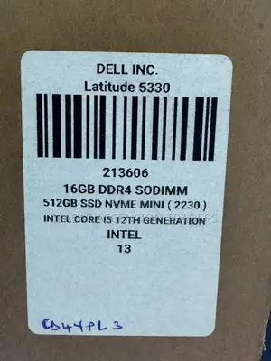 Laptop Dell Latitude 5330 16GB Intel Core I5 SSD 512GB