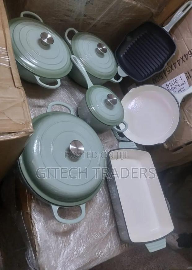 11pcs Cast Iron Cookware