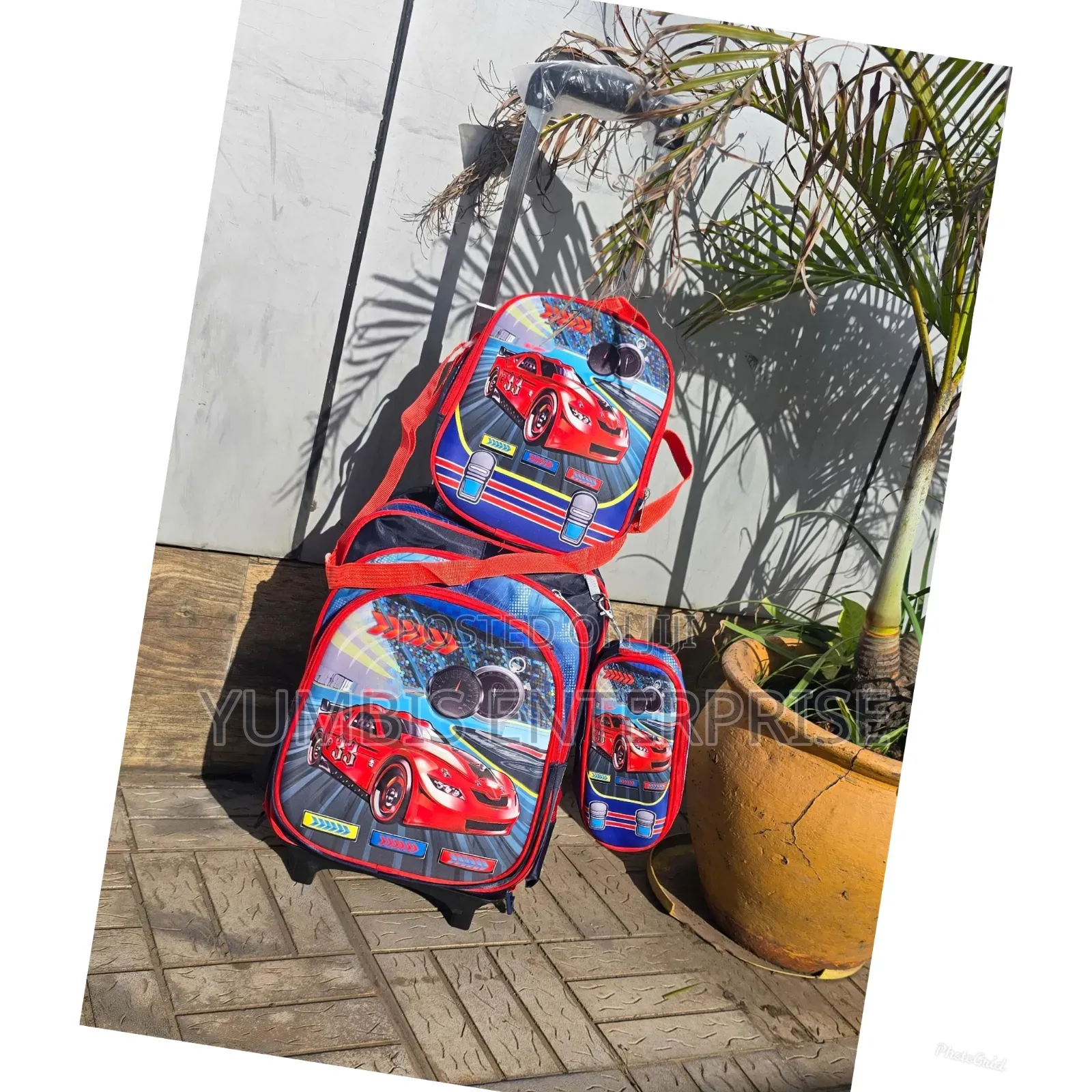 3 in 1 Cartoon Themed School Bags at 2500