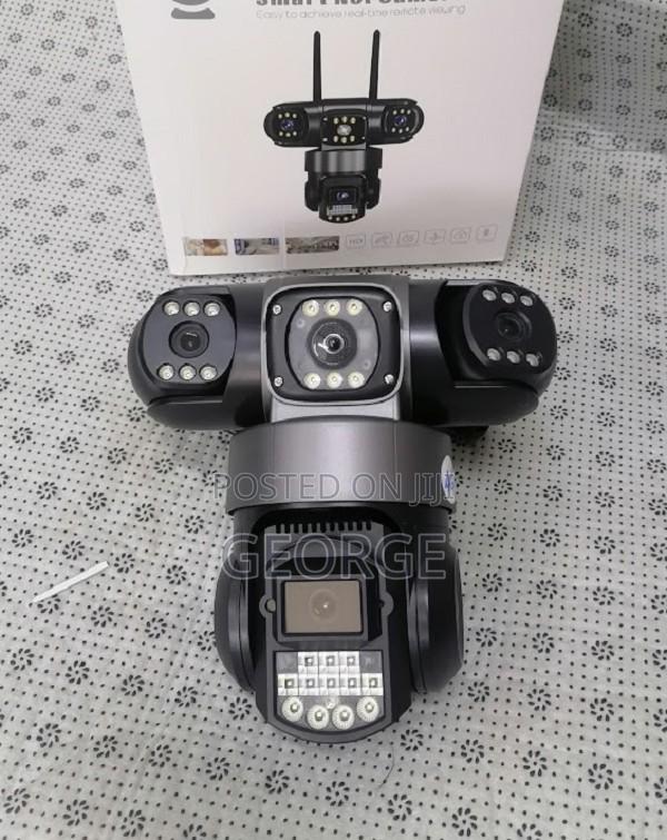 Brand New#Simcard Ac Powered V380 PTZ Smart Camera 3 Lens