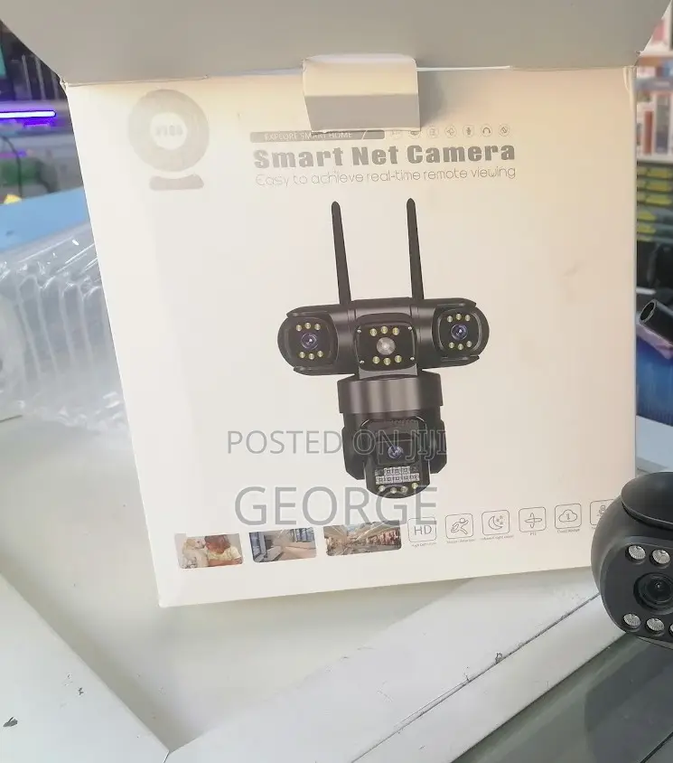 Affordable *Simcard Ac Powered V380 PTZ Smart Camera 3 Lens