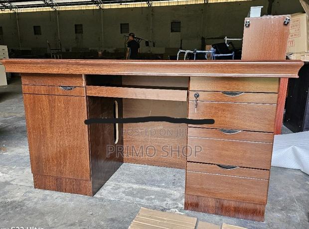 Office Tables:160cm Heavy Duty Wooden Executive Table - thumbnail 3