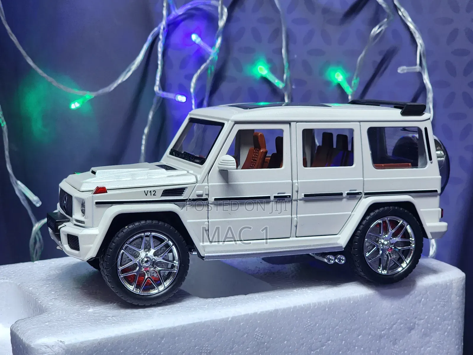 G Wagon Toy Truck White Car Collector