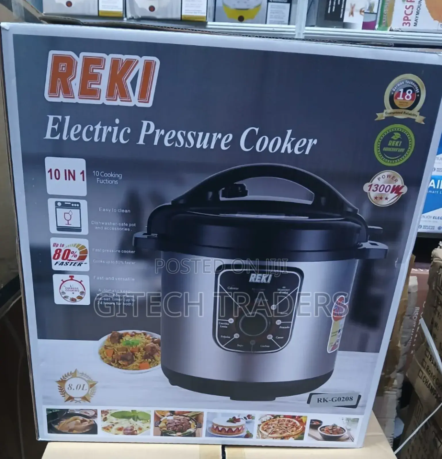 Reki 8l Pressure/Cooker