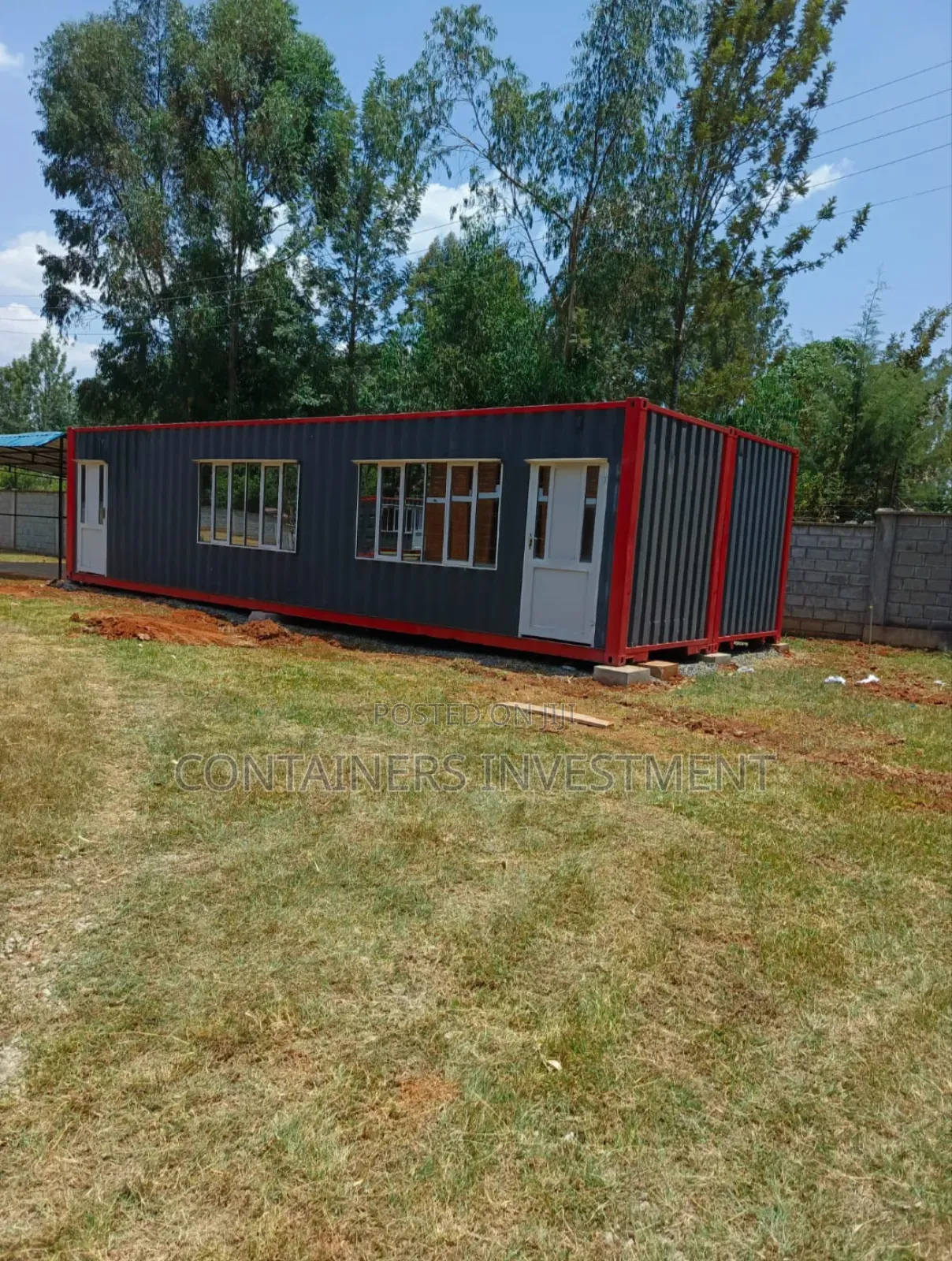 40ft Container Offices- 2 40ft Containers Joint to Boardroom