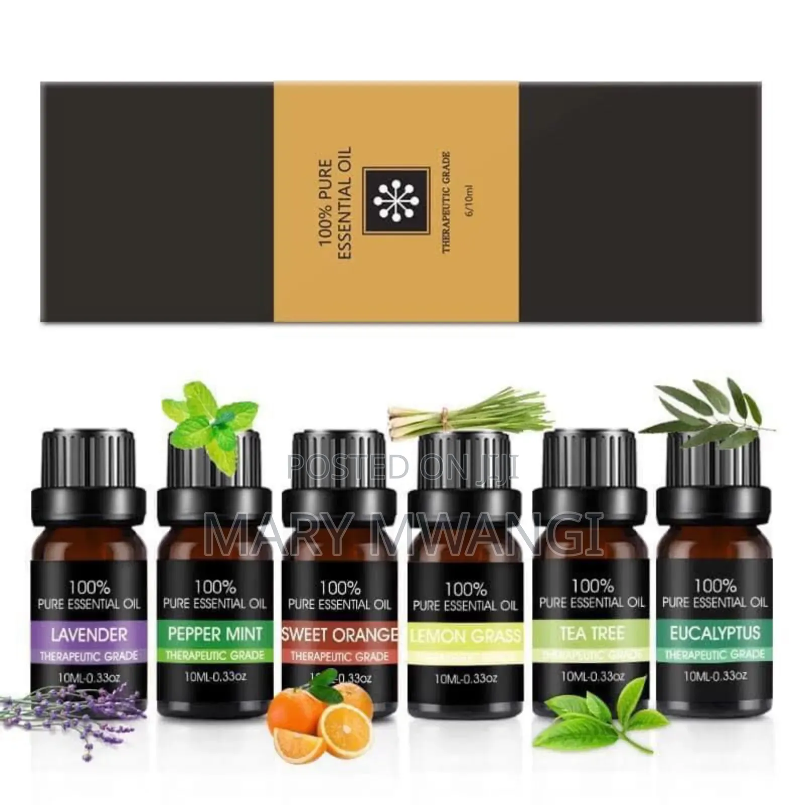 Set of 6pcs Aromatherapy Essential Oils Set