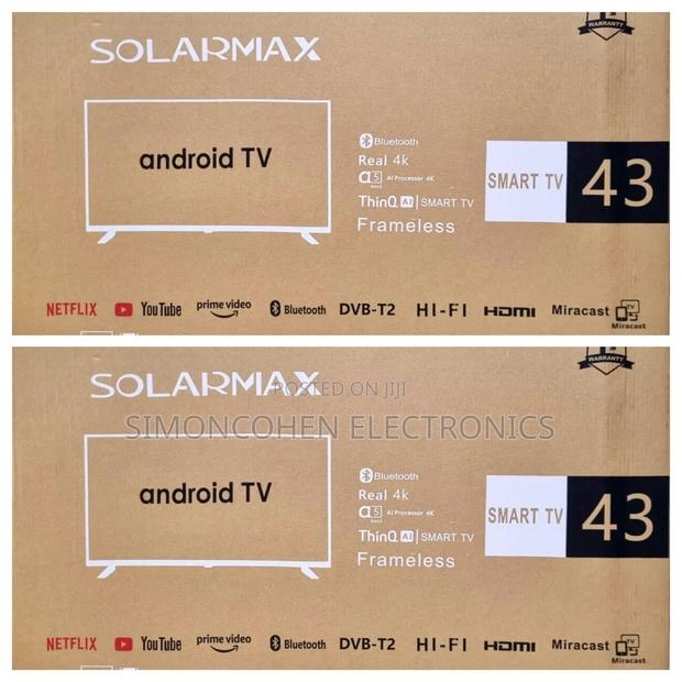 Solarmax 43" Smart Android With Bluetooth Tv - main view