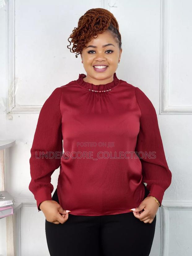 Maroon Stylish Tops - thumbnail 2