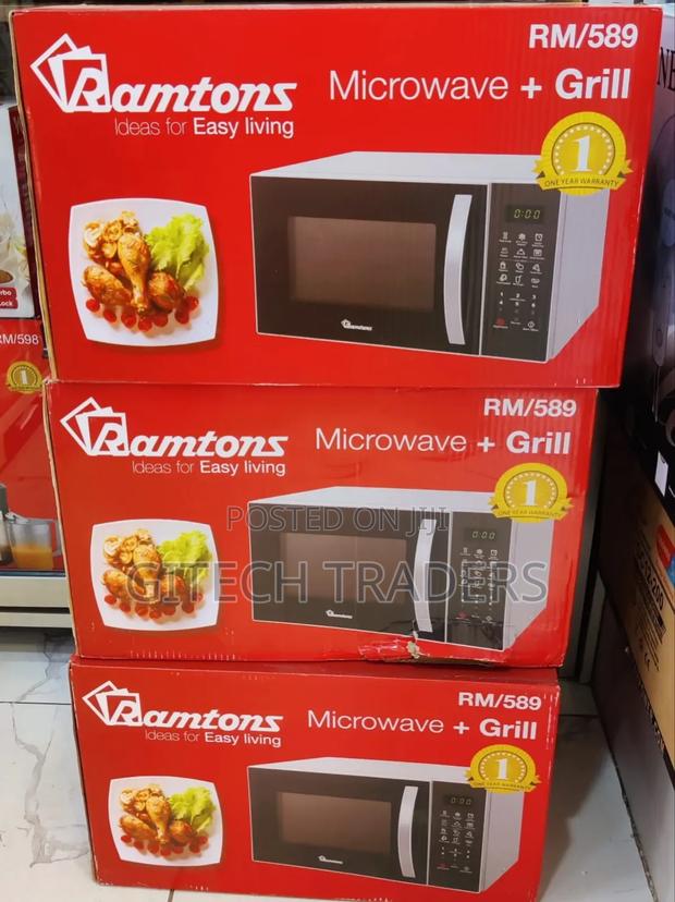 *Ramtons 23litres Rm589 Microwave With Grill Rm589
