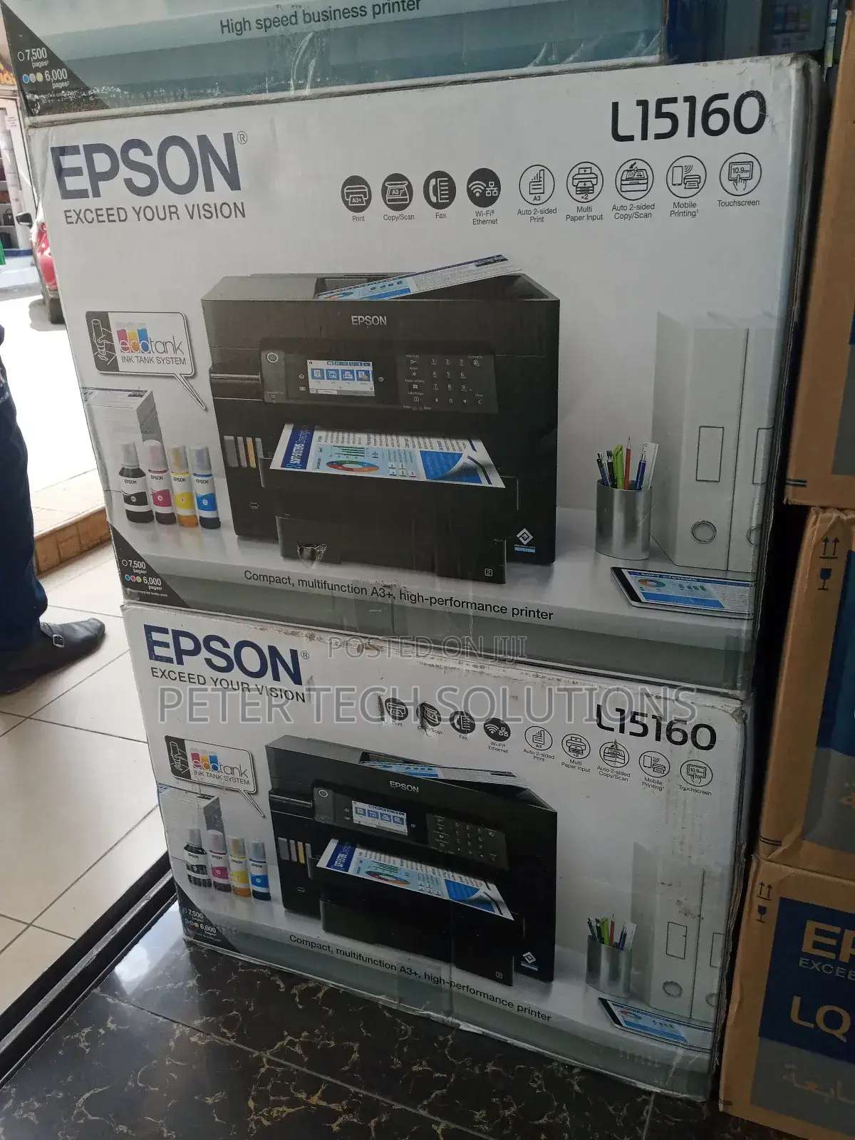 Epson Ecotank L15160 A3 Wi-Fi Duplex All-in-One Ink Tank