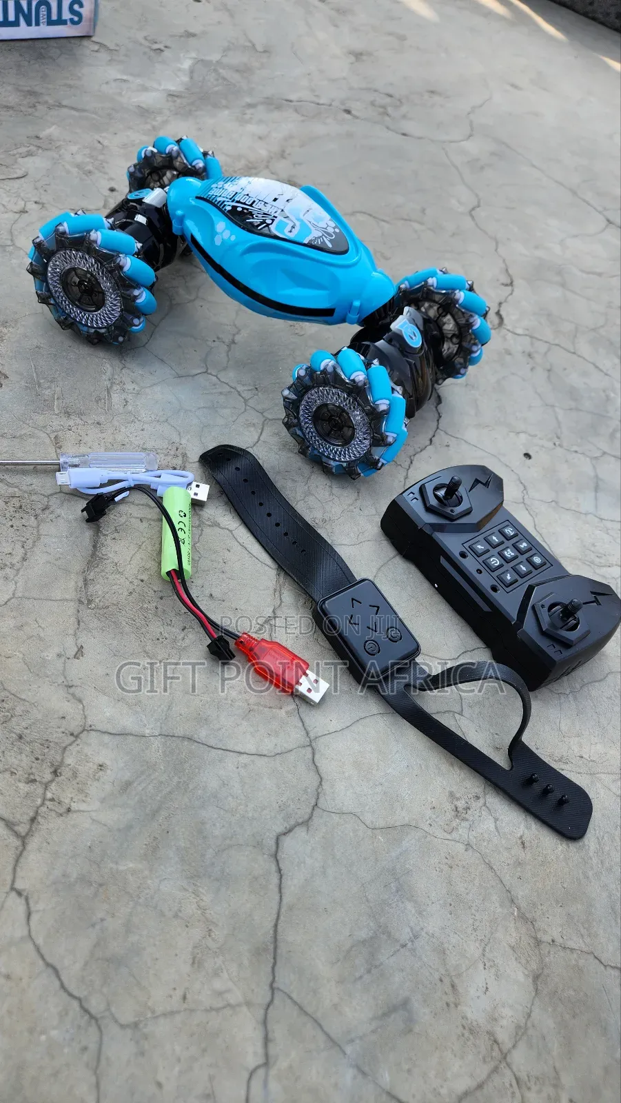 Stunt Hand Remote and Hand Gesture Recharge Toy Car for Kids