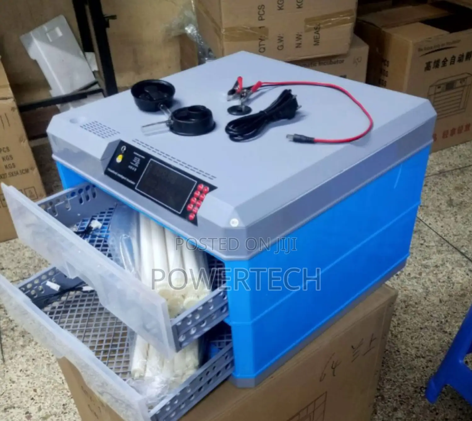 136 Eggs Automatic Incubator Drawer Type Ac /Dc Incubator