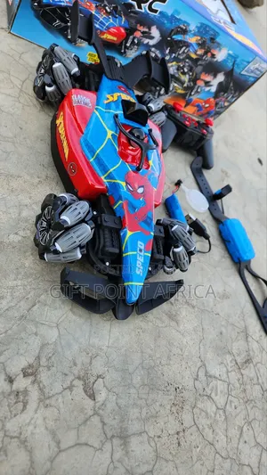 Spiderman Rechargeable R.C With Hand Gesture Watch Cars