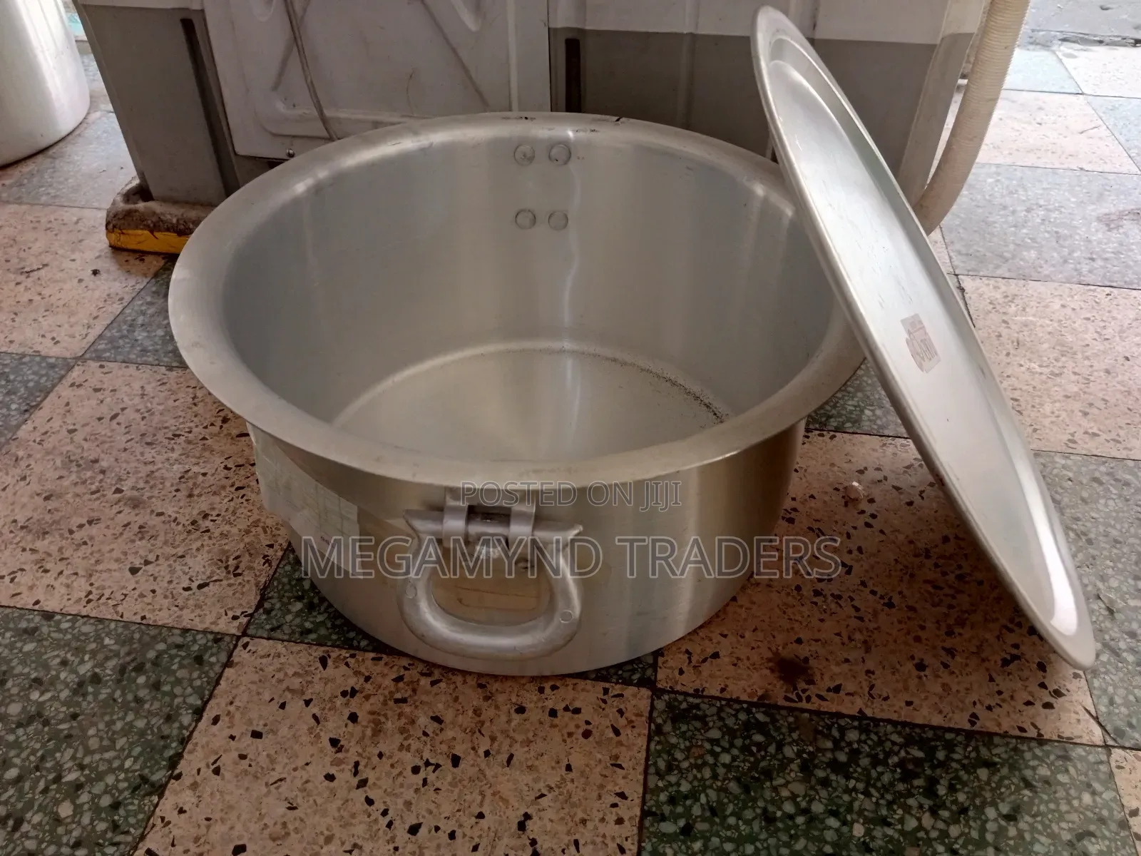 25 LTR Aluminium Sufuria With Handle +Lid /Uken Heavy Gauge Sufuria