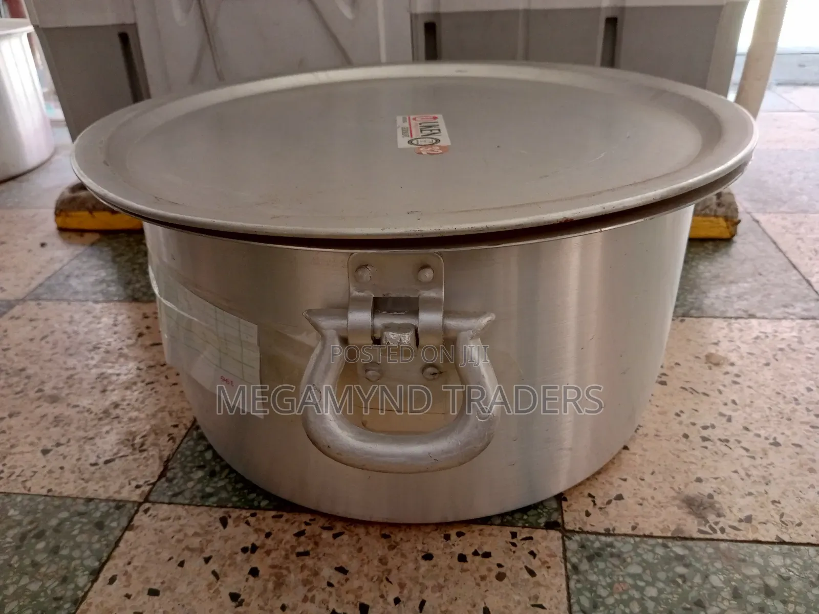 25 LTR Aluminium Sufuria With Handle +Lid /Uken Heavy Gauge Sufuria