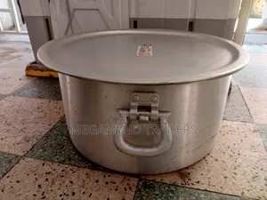 25 LTR Aluminium Sufuria With Handle +Lid /Uken Heavy Gauge Sufuria