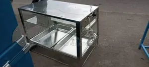 Stainless Steel 2 Insert Chips Warmer