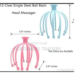 Head Massager Single Steel Ball Head Massager