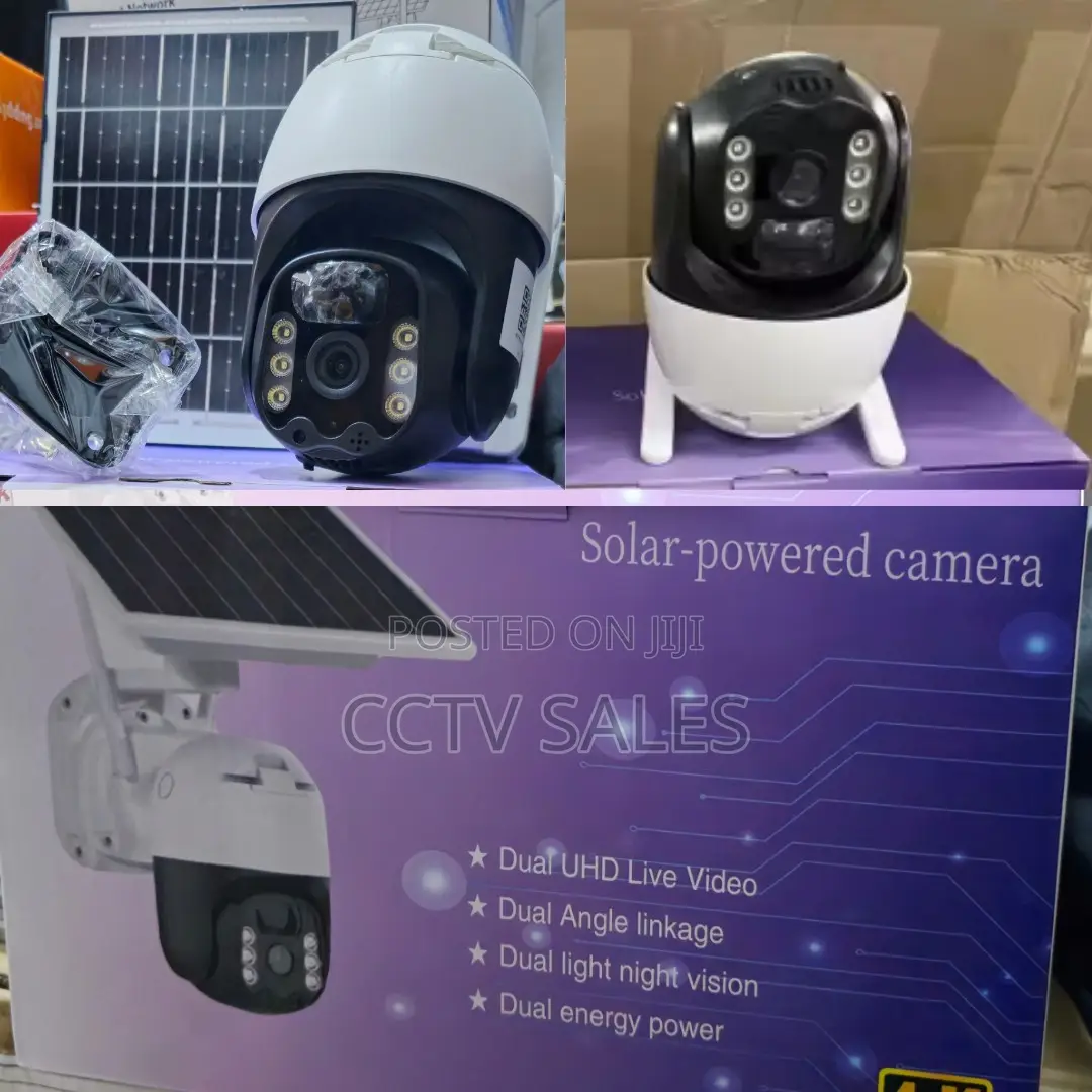 4mp Outdoor Solar Camera-Low Power Color 24/7