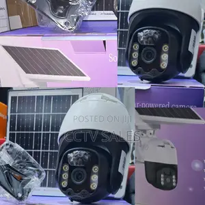 Outdoor Solar Camera With Removable Lithium Batteries