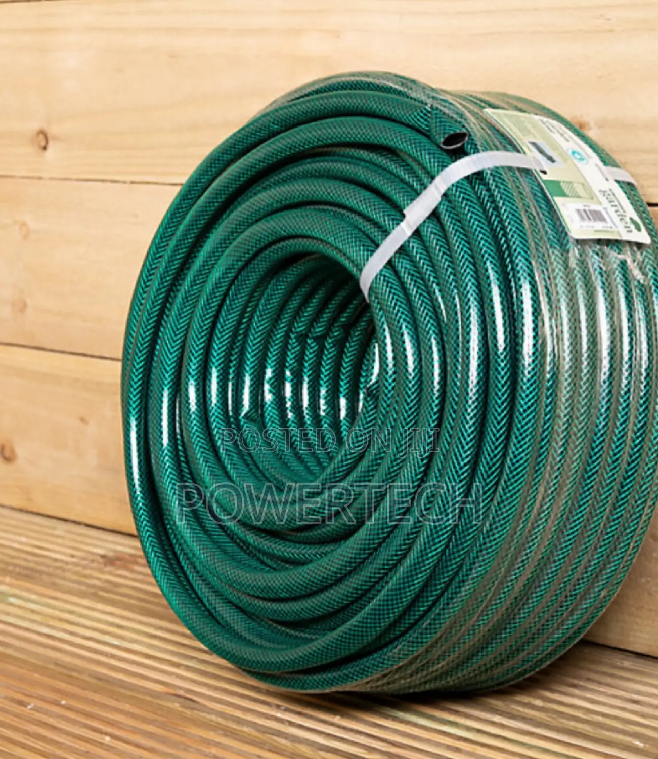 1/2 Inch by 50metres Hose Braided Green Hose Pipe