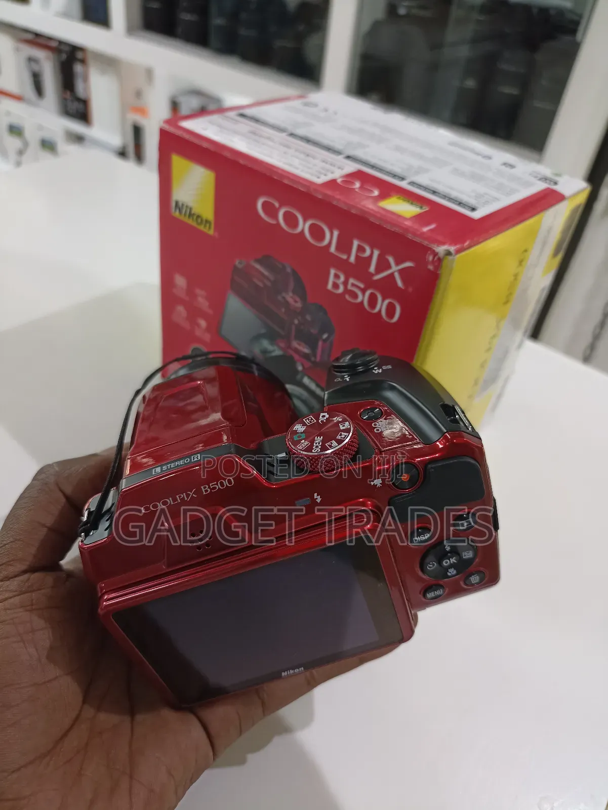 Nikon Coolpix B500 Digital Camera (Red) Clean