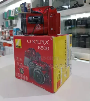 Nikon Coolpix B500 Digital Camera (Red) Clean