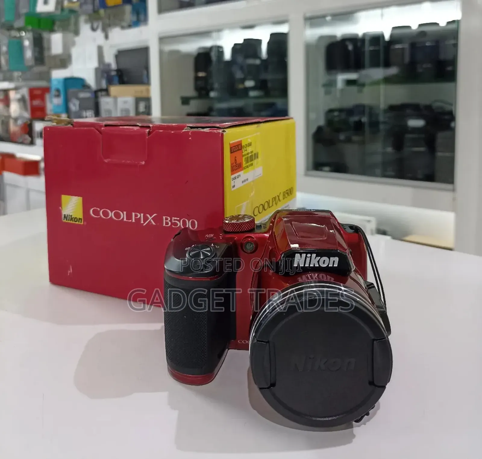 Nikon Coolpix B500 Digital Camera (Red) Clean