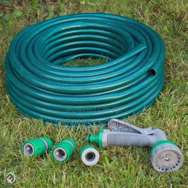 3/4 Inch by 30 Metres Hose Braides Hose Pipe Green ,;